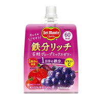 160g×1個 キッコーマン食品 デルモンテ 鉄分リッチ 芳醇グレープミックスゼリー 0095