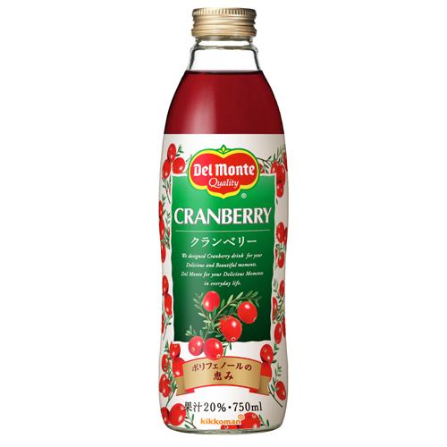 750ml×1個 キッコーマン デルモンテ クランベリー 0095
