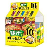 62g×1個 永谷園 毎日のおみそ汁 豚汁入り 5種のバラエティーセット