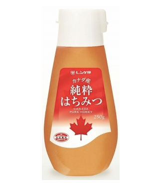 250g×1個 日本蜂蜜 カナダ産 純粋はちみつ 0095