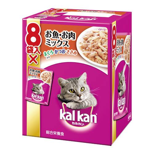 560g×1個 マースジャパン カルカンパウチ お魚・お肉ミックス まぐろ・かつお・ささみ 0095