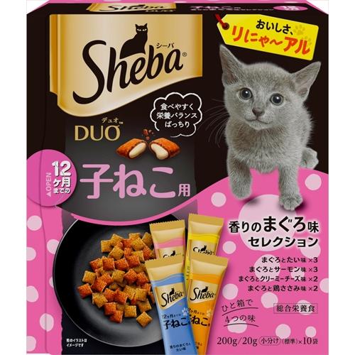 200g×1個 マースジャパン シーバ デュオ 12ヶ月までの子ねこ用 香りのまぐろ味