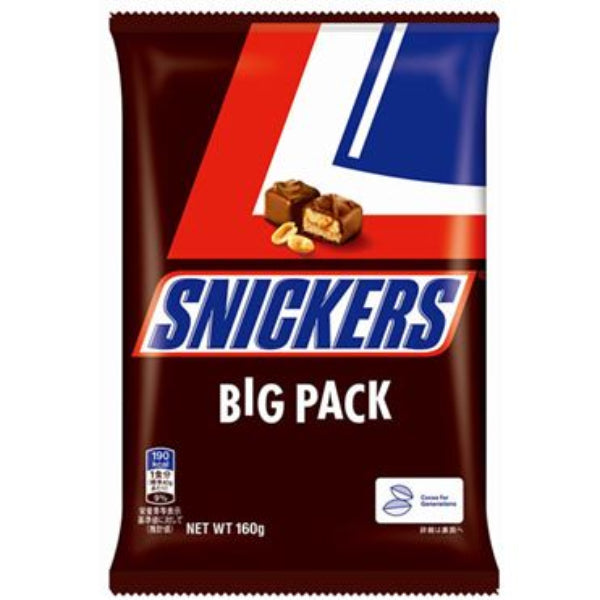 160g×1個 マ－ス スニッカーズ ビッグパック