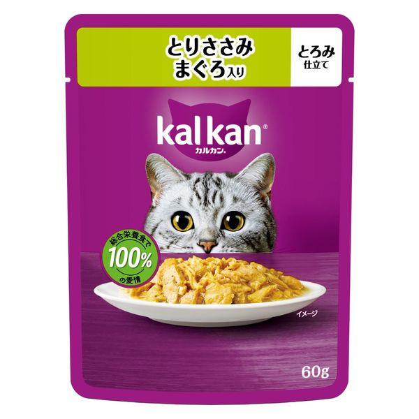 60g×1個 マースジャパン カルカン とりささみ まぐろ入り とろみ仕立て
