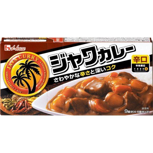 185g×1個 ハウス ジャワカレー 辛口