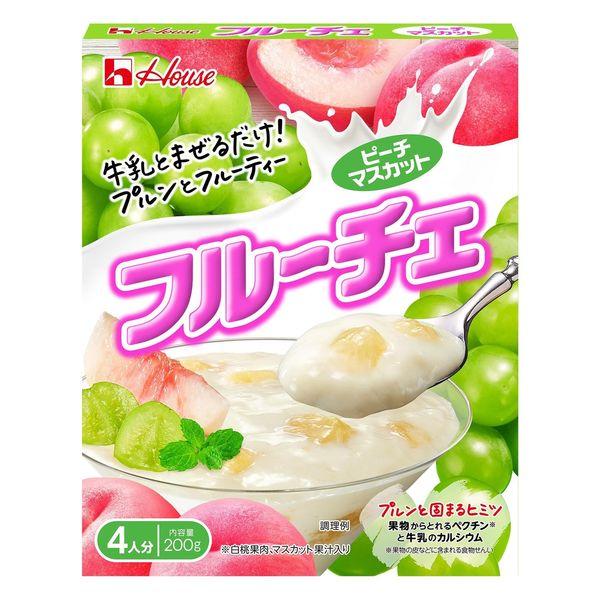 200g×1個 ハウス食品 フルーチェ ピーチマスカット 0095