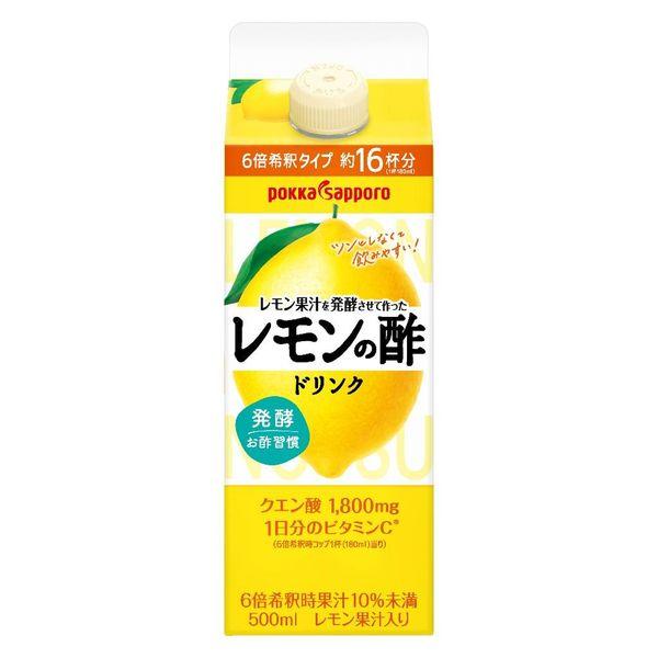 500ml×1個 ポッカサッポロフード&ビバ レモン果汁を発酵させて作ったレモンの酢 0095