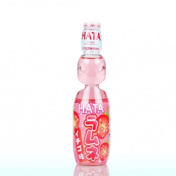 250ml×1個 ハタ鉱泉 ペットラムネ イチゴ味 0038