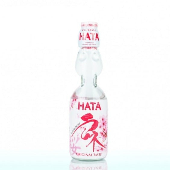 200ml×1個 ハタ鉱泉 瓶ラムネ 桜デザイン 0038