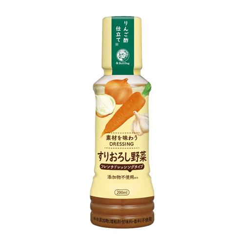 200ml×1個 ブルドックソース 素材を味わうドレッシング すりおろし野菜 0095