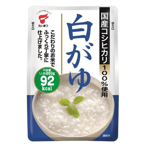 250g×1個 たいまつ 国産コシヒカリ100%使用 白がゆ