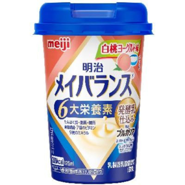 125ml×1個 明治 メイバランス Miniカップ 白桃ヨーグルト味