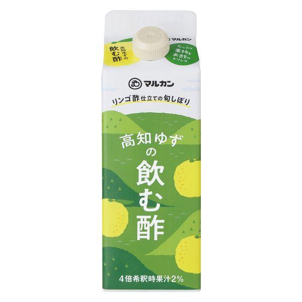 500ml×1個 マルカン リンゴ酢仕立ての旬しぼり 高知ゆずの飲む酢