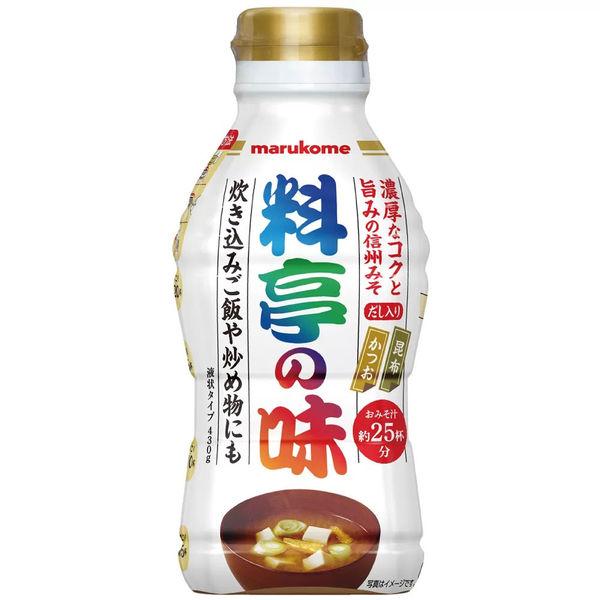 430g×1個 マルコメ 液みそ 料亭の味