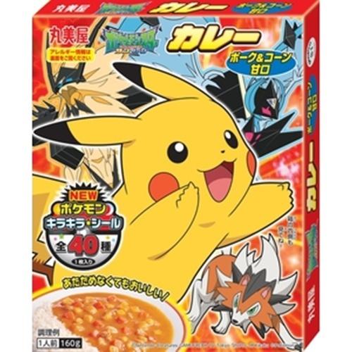 160g×1個 丸美屋 ポケモンカレー ポーク&コーン