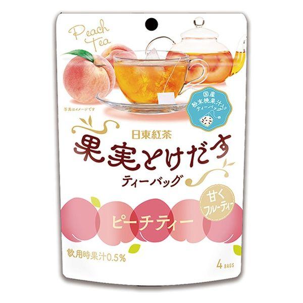 30g×1個 三井農林 日東紅茶 果実とけだすティーバッグ ピーチティー 0095