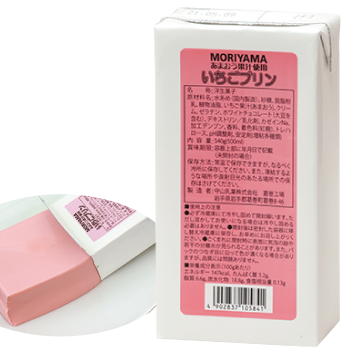 500g×1個 MORIYAMA いちごプリン 0075
