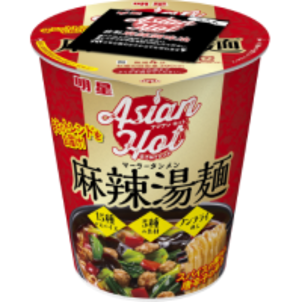 93g×1個 明星食品 Asian Hot 麻辣湯麺