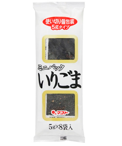 40g×1個 マコト ミニパックいり胡麻黒 0081