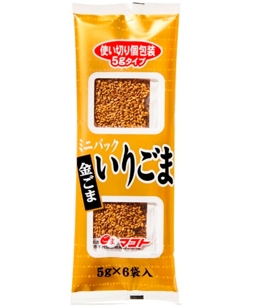 30g（5g×6個入）×1個 ミニパックいりごま 金 0081