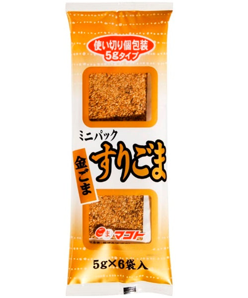 30g（5g×6p）×1個 ミニパックすりごま 金 0081