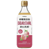 500ml×1個 ヤマモリ 砂糖無添加 国産白桃黒酢 0095