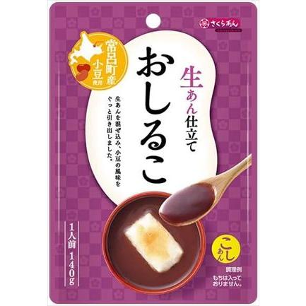 140g×1個 谷尾食糧工業 さくらあん 生あん仕立て おしるこ
