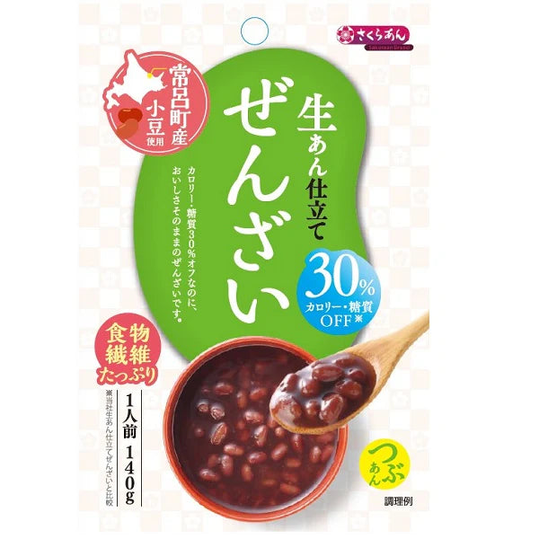 140g×1個 谷尾食糧工業 さくらあん 生あん仕立てぜんざい