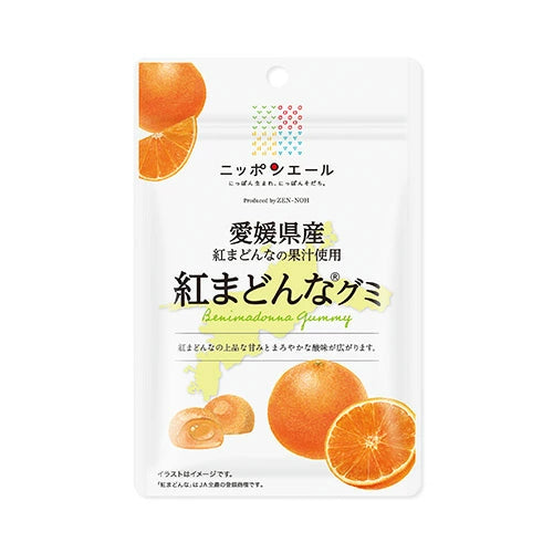 40g×1個 全国農協食品 ニッポンエール 雫グミ 愛媛県産紅まどんな