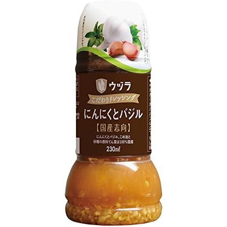 230ml×1個 大興 ウヅラこだわりドレッシング にんにくとバジル 0095
