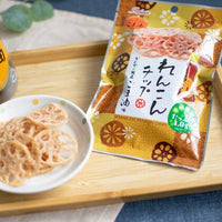 18g×1個 壮関 れんこんチップかどやのごま油味 0006