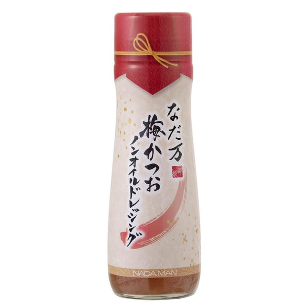 180ml×1個 なだ万 梅かつおノンオイルドレッシング 0095