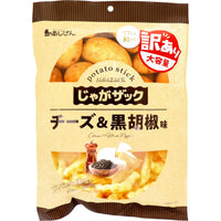 160g×1個 あじげん じゃがザック チーズ&黒胡椒味