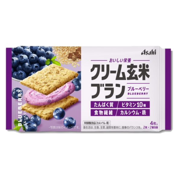 72g×1個 アサヒグループ食品 クリーム玄米ブラン ブルーベリー 0095