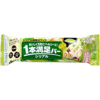 37g×1個 アサヒグループ食品 1本満足バー シリアル抹茶ホワイト