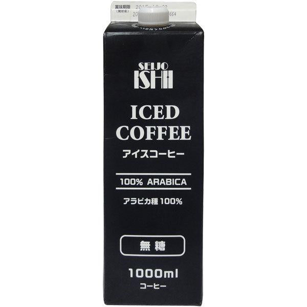 1000ml×1個 成城石井 アイスコーヒー 無糖 0095