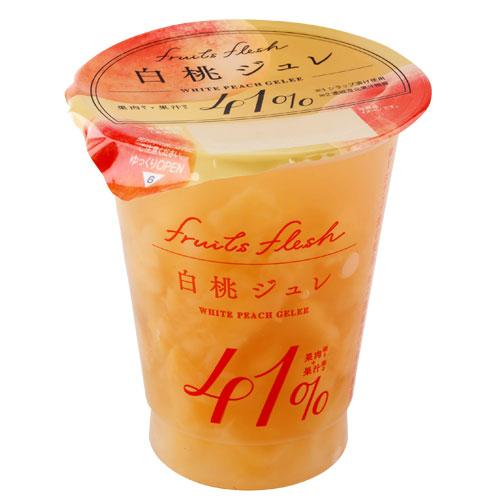 160g×1個 和歌山産業 フルーツフレッシュ 白桃ジュレ 0095