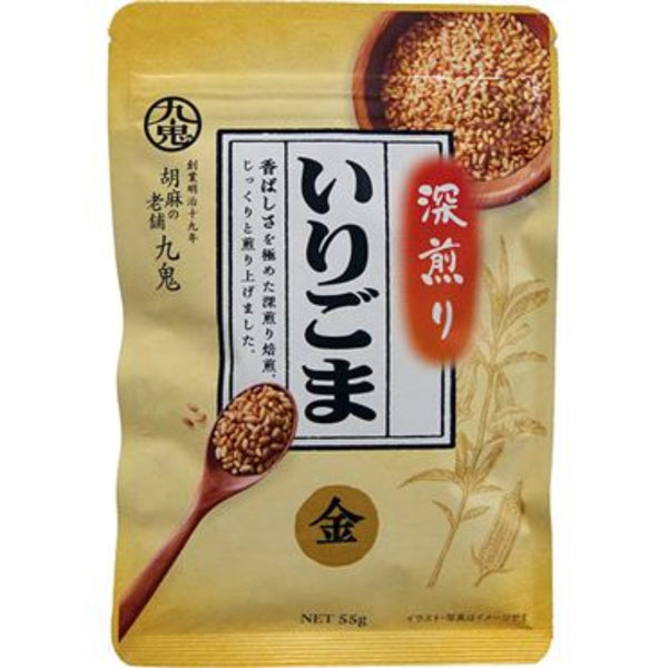 55g×1個 九鬼産業 深煎りいりごま 金