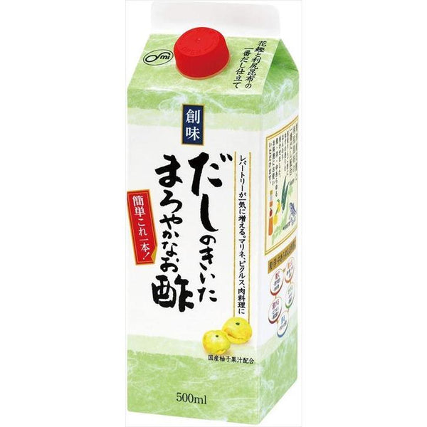 500ml×1個 創味食品 だしのきいたまろやかなお酢