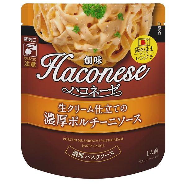 120g×1個 創味食品 ハコネーゼ 生クリーム仕立ての濃厚ポルチーニソース 0095