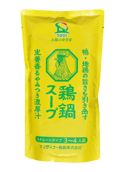 600g×1個 サンダイナー食品  鴨・鶏鍋スープ