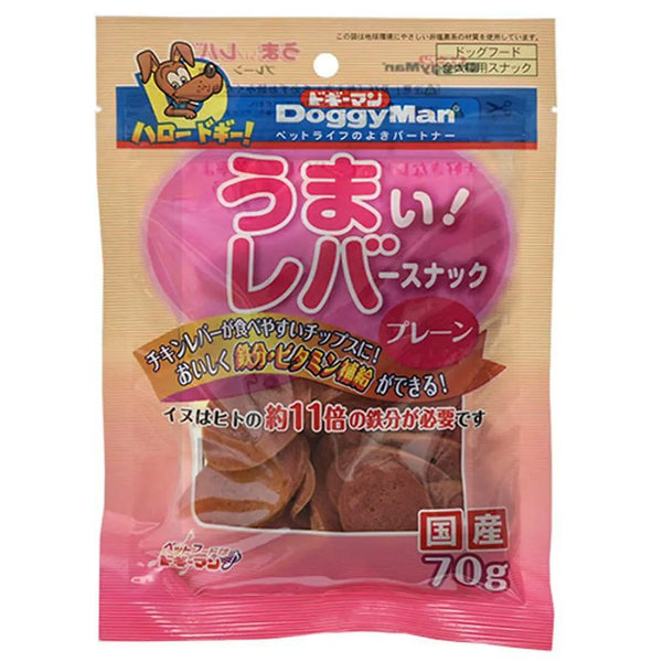 🔥残りわずか🔥70g×1個 ドギーマン うまい レバースナック プレーン