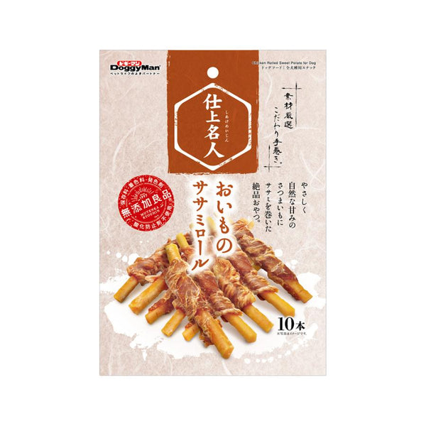 🔥残りわずか🔥【2個セット】2個（10本入） ドギーマン 仕上名人 おいものササミロール 0095