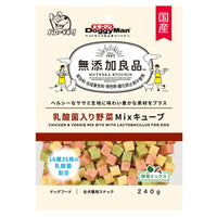 240g×1個 ドギーマン 無添加良品 乳酸菌入り野菜Mixキューブ