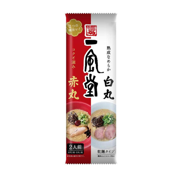 238g×1個 渡辺製麺 一風堂 とんこつラーメン白丸・赤丸 乾麺タイプ