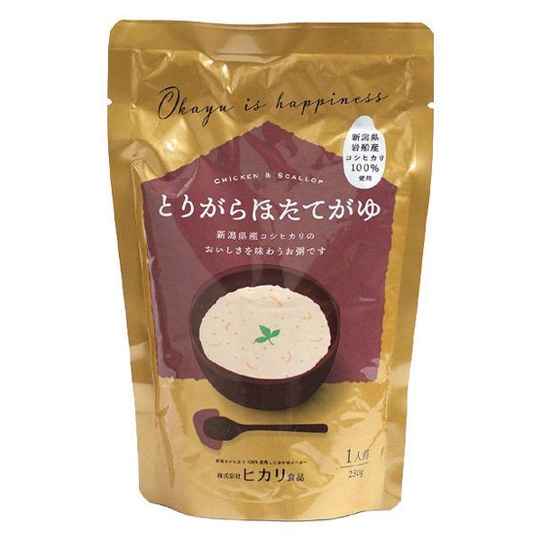 ⚠️残りわずか⚠️250g×1個 ヒカリ食品 とりがらほたてがゆ