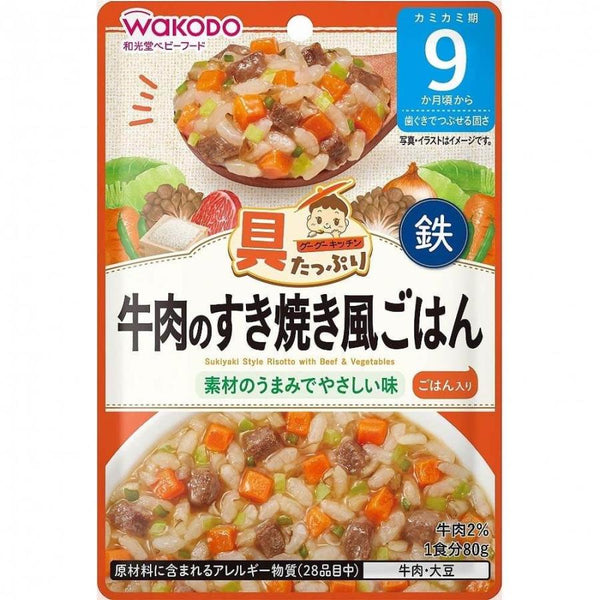 80g×1個 アサヒグループ食品 具たっぷりグーグーキッチン 牛肉のすき焼き風ごはん