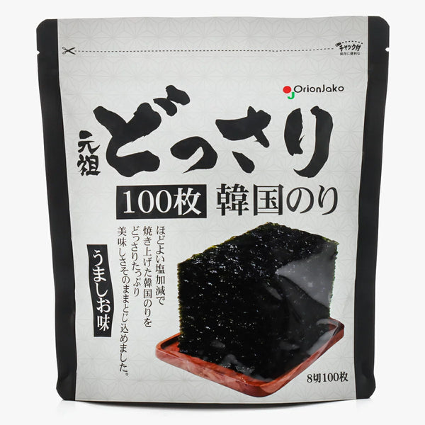 1個（100枚入） オリオンジャコー どっさり韓国のり うましお味 0095