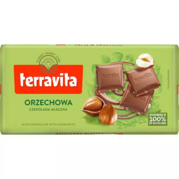 100g×1個 テラヴィータ ミルクチョコレートヘーゼル 0038