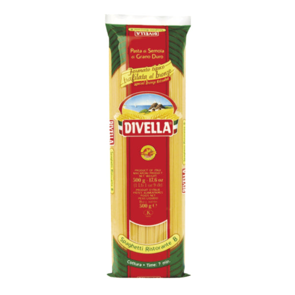 500g×1個 メモス ディヴェッラ スパゲッティ リストランテ ブロンズ（1.85mm）#08 0095